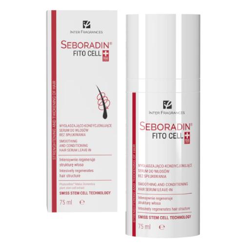Zdjęcie produktu - SEBORADIN FITOCELL Wygładzająco-kondycjonujące serum do włos&oacute;w bez spłukiwania, 75ml