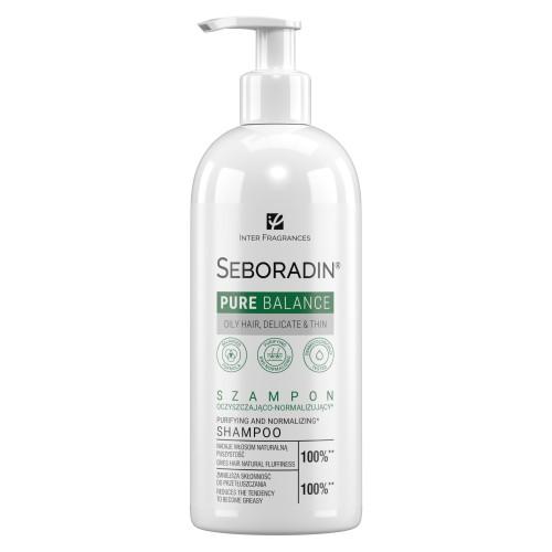 Zdjęcie produktu - SEBORADIN Pure Balance Oczyszczający szampon do włos&oacute;w, 400ml