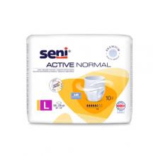 Zdjęcie produktu - SENI ACTIVE Normal L, 10szt. - Elastyczne majtki chłonne