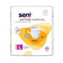 Zdjęcie produktu - SENI Active Normal L, 30szt - Elastyczne majtki chłonne USZKODZONE FOLIOWE OPAKOWANIE