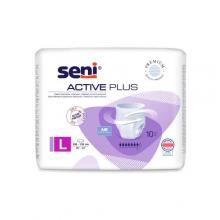 SENI ACTIVE PLUS L, 10szt. - Elastyczne majtki chłonne