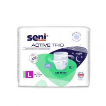 Zdjęcie produktu - SENI ACTIVE TRIO LARGE Elastyczne majtki chłonne, 10szt.