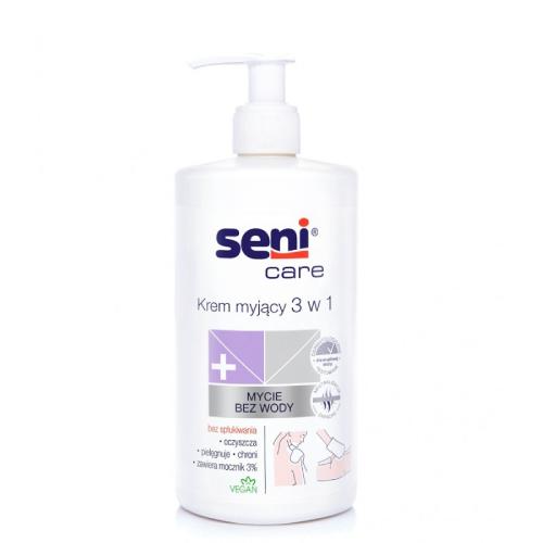 Zdjęcie produktu - SENI CARE Krem myjący 3w1, 1000ml