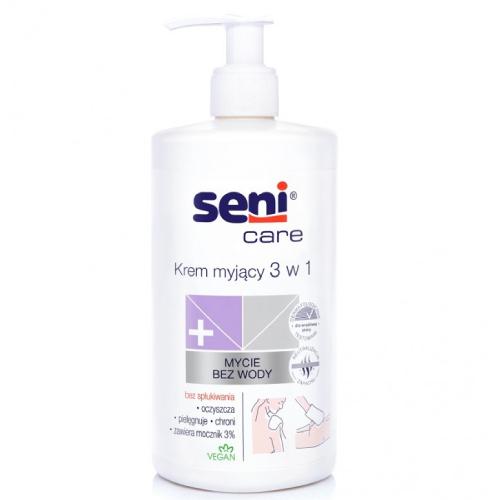 Zdjęcie produktu - SENI CARE Krem myjący 3w1, 500ml