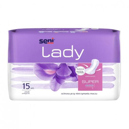 Zdjęcie produktu - SENI Lady Super Wkładki urologiczne dla kobiet, 15szt.