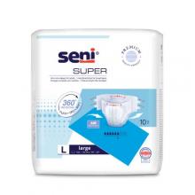 Zdjęcie produktu - SENI SUPER Pieluchomajtki dla dorosłych Large L, 10szt.