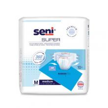 Zdjęcie produktu - SENI SUPER Pieluchomajtki dla dorosłych Medium M, 10szt.