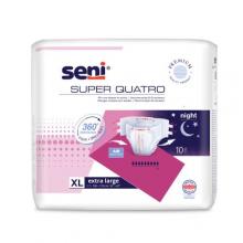 Zdjęcie produktu - SENI SUPER QUATRO Pieluchomajtki dla dorosłych XL, 10 szt