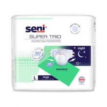 Zdjęcie produktu - SENI SUPER TRIO Pieluchomajtki dla dorosłych Large L, 10szt.