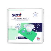 Zdjęcie produktu - SENI SUPER TRIO Pieluchomajtki dla dorosłych Medium M, 10szt.