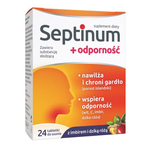 Zdjęcie produktu - Septinum +odporność, 24 tabletki do ssania