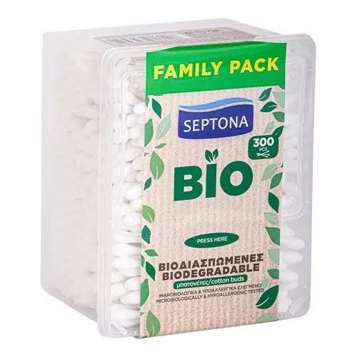 Zdjęcie produktu - Septona Biodegradowalne patyczki higieniczne, 300 szt.