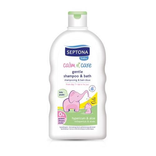 Zdjęcie produktu - SEPTONA Szampon i płyn do kąpieli z ekstraktem z dziurawca i aloesu, 200ml