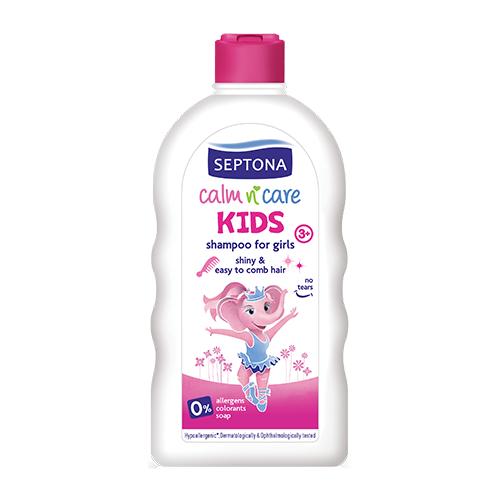 Zdjęcie produktu - SEPTONA Kids Szampon do włos&oacute;w dla dziewczynek, 500 ml