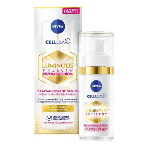 Zdjęcie produktu - NIVEA Cellular Luminous630 Zaawansowane serum na przebarwienia, 30ml