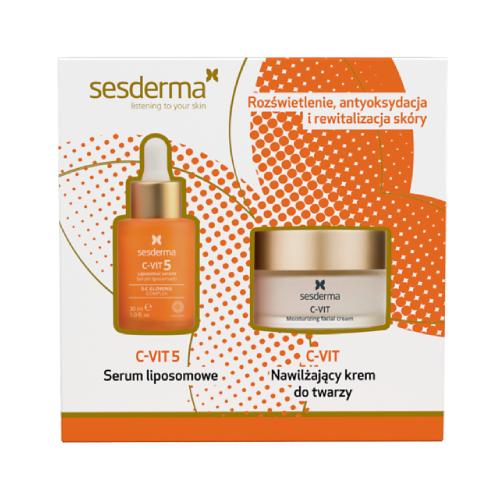 Zdjęcie produktu - Sesderma C-Vit Zestaw (Serum liposomowe, 30 ml + Krem do twarzy, 50 ml)