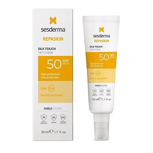 Zdjęcie produktu - Sesderma Repaskin Silk Touch Jedwabisty krem ochronny SPF 50, 50 ml
