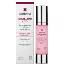 Zdjęcie produktu - Sesderma Resveraderm Antiox Przeciwstarzeniowy krem-żel do twarzy z witaminą C i kwasem hialuronowym, 50 ml