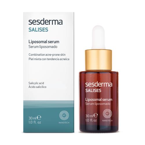 Zdjęcie produktu - Sesderma Salises Nawilżające serum liposomowe do cery trądzikowej, 30 ml