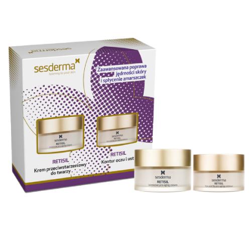 Zdjęcie produktu - Sesderma Zestaw Retisil (Krem do twarzy, 50 ml + Kontur oczu i ust, 30 ml)