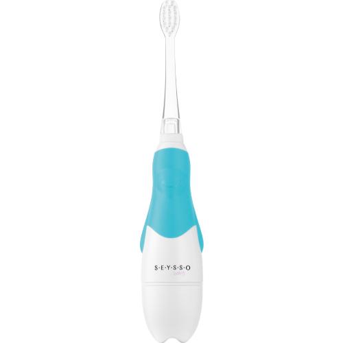 Zdjęcie produktu - SEYSSO Baby Penguin Ice Blue Szczoteczka soniczna dla dzieci 0-3 lat