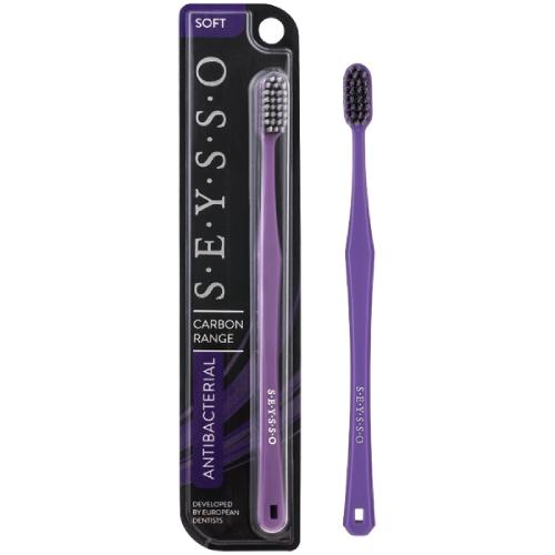 SEYSSO Carbon Antibacterial Manualna szczoteczka do zęb&oacute;w, 1szt.