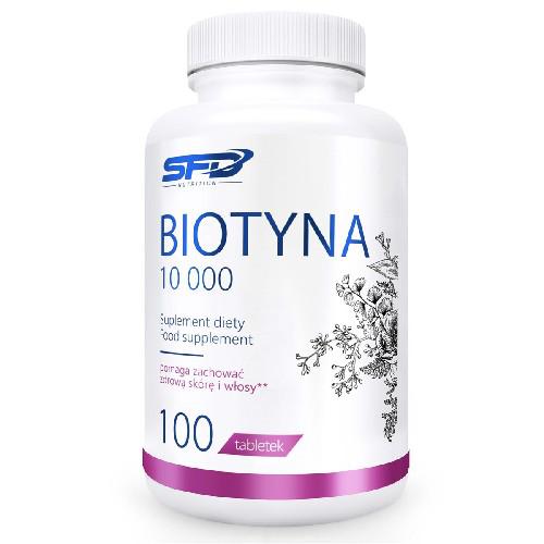 Zdjęcie produktu - SFD BIOTYNA 10 000, 100tabl.