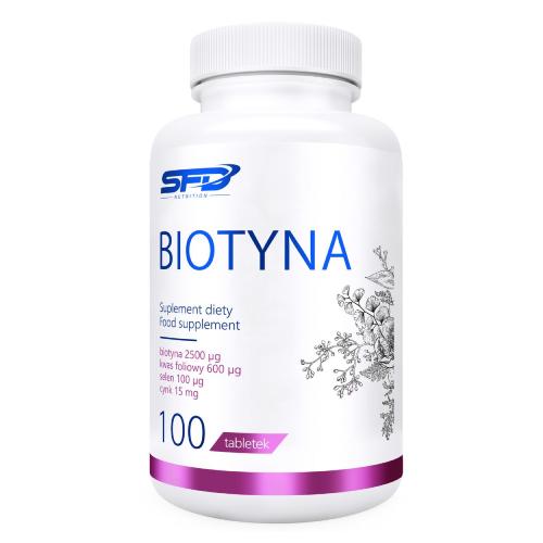Zdjęcie produktu - SFD Biotyna, 100 tabl.