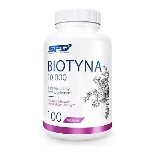 Zdjęcie produktu - SFD Biotyna 10000 mg, 100 tabl.