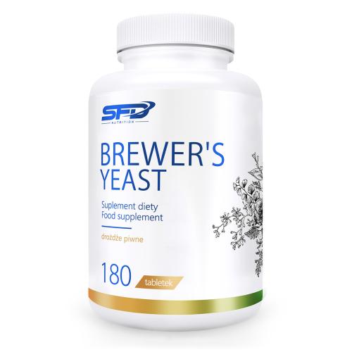 Zdjęcie produktu - SFD Brewers Yeast Drożdże piwne, 180 tabl.