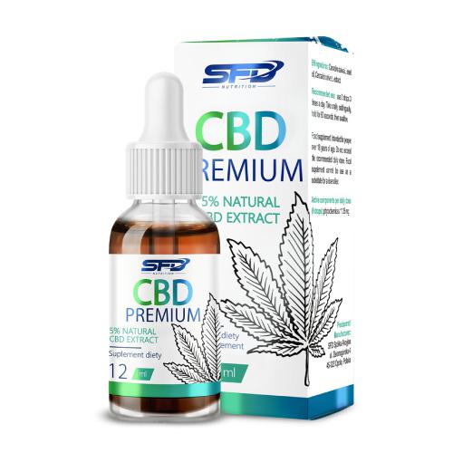 Zdjęcie produktu - SFD CBD Premium 5%, 12 ml