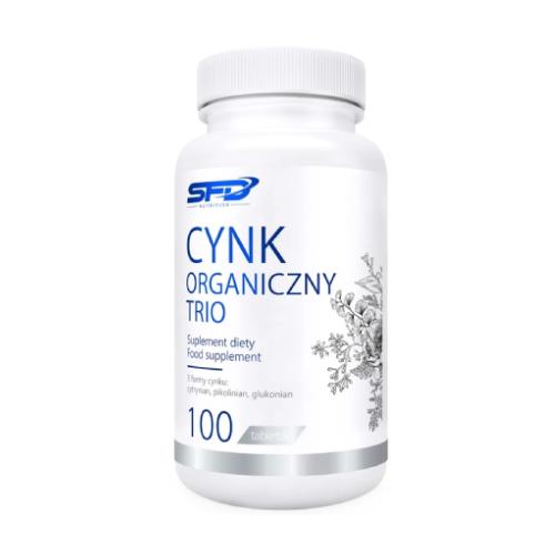 Zdjęcie produktu - SFD Cynk organiczny Trio, 100 tabl.