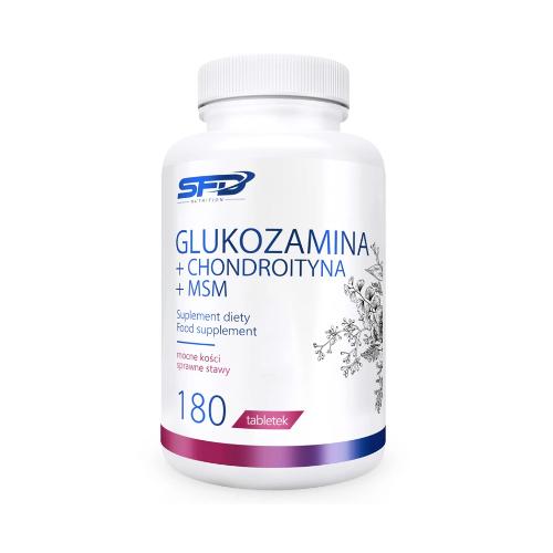 Zdjęcie produktu - SFD Glukozamina + Chondroityna + MSM, 180 tabl.