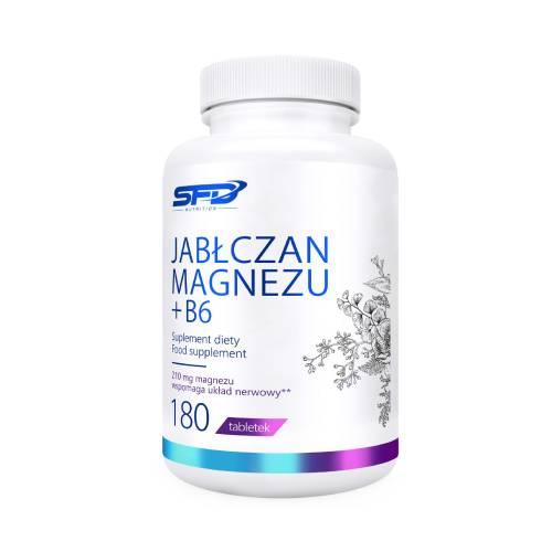 Zdjęcie produktu - SFD Jabłczan Magnezu + B6, 180 tabl.