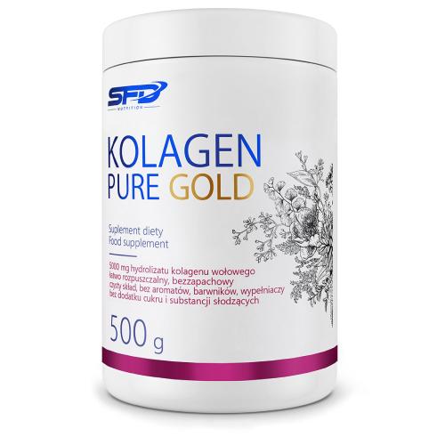 Zdjęcie produktu - SFD Kolagen Pure Gold Kolagen w proszku, 500 g