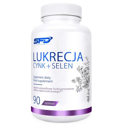 Zdjęcie produktu - SFD Lukrecja + Selen + Cynk, 90 tabl.