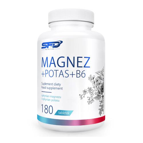 Zdjęcie produktu - SFD Magnez + Potas + B6, 180 tabletek