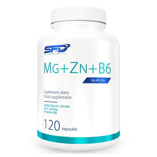Zdjęcie produktu - Mg+ZN+B6, 120kaps.  SFD 