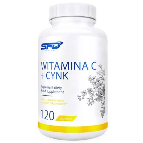 Zdjęcie produktu - SFD Witamina C + Cynk 120 tabletek