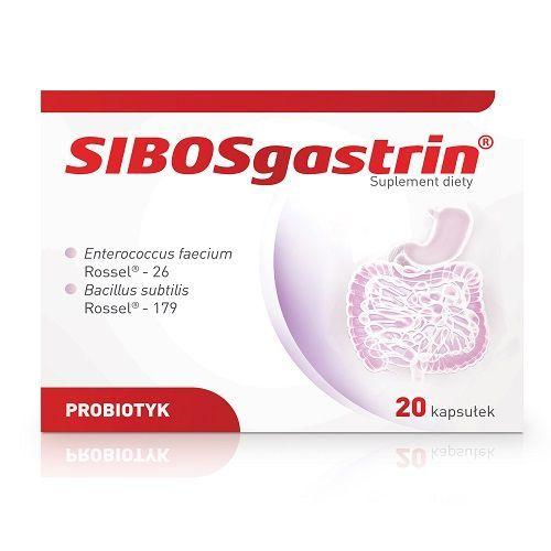 Zdjęcie produktu - SIBOSgastrin probiotyk, 20 kaps.