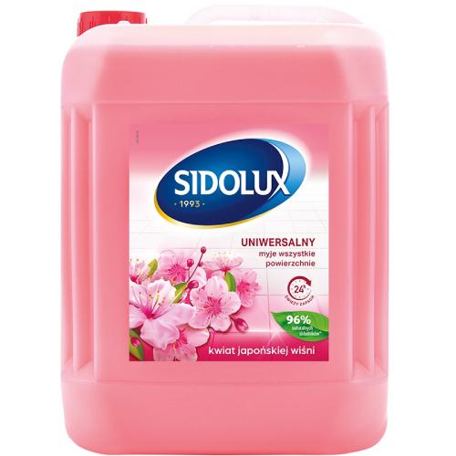 Zdjęcie produktu - SIDOLUX Uniwersalny płyn do mycia Kwiat japońskiej wiśni, 5l