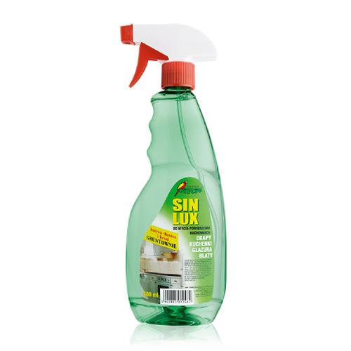 Zdjęcie produktu - SIN LUX Płyn do mycia powierzchni kuchennych, 600 ml ZNISZCZONA ETYKIETA