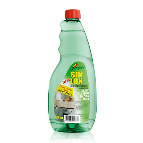 Zdjęcie produktu - SIN LUX Płyn do mycia powierzchni kuchennych, zapas, 600 ml