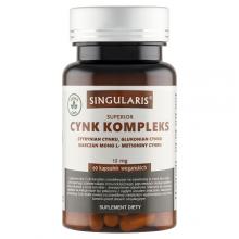 Zdjęcie produktu - SINGULARIAS Cynk Kompleks 15mg, 60 kapsułek
