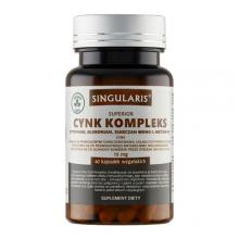 Zdjęcie produktu - SINGULARIAS Cynk Kompleks 15mg, 60 kapsułek