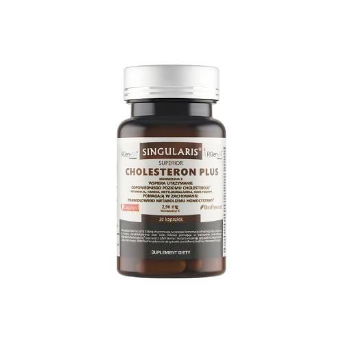 Zdjęcie produktu - SINGULARIS Cholesteron Plus, 30 kaps KR&Oacute;TKA DATA 31.08.2026