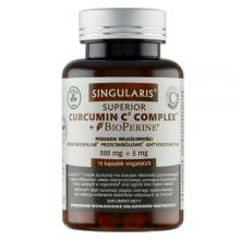 Zdjęcie produktu - SINGULARIS Curcumin C3 Complex + Bioperine, 70 kapsułek