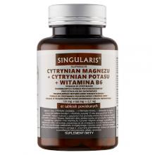 Zdjęcie produktu - SINGULARIS Cytrynian magnezu + Cytrynian potasu + Witamina B6, 60 tabl.