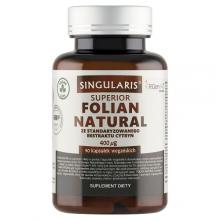 Zdjęcie produktu - SINGULARIS Folian Natural 400mcg, 90 kaps. 