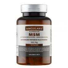 Zdjęcie produktu - SINGULARIS MSM Superior 500mg, 120 kapsułek